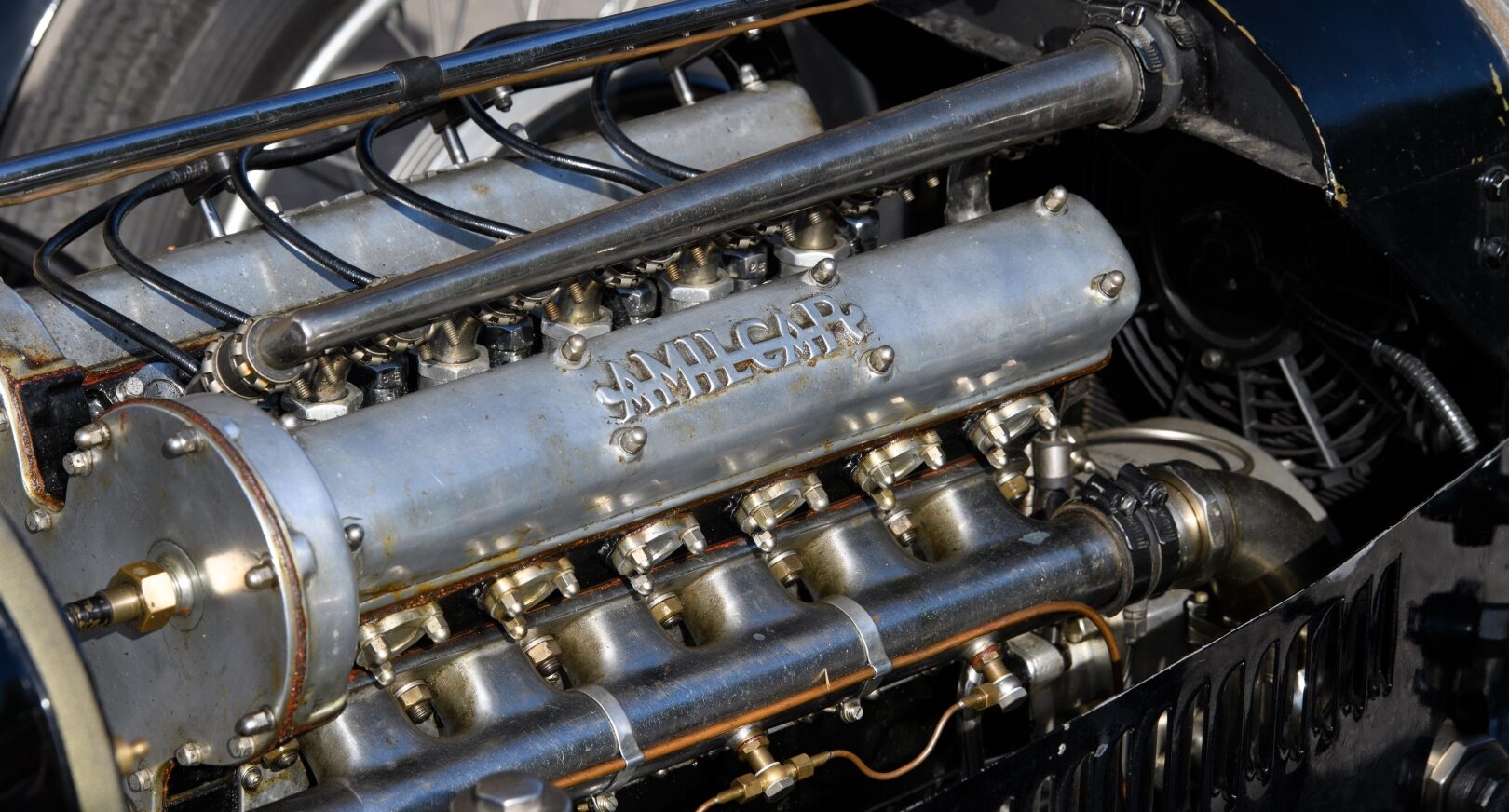 Photo of classic Amilcar C6 Brooklands Voiturette engine