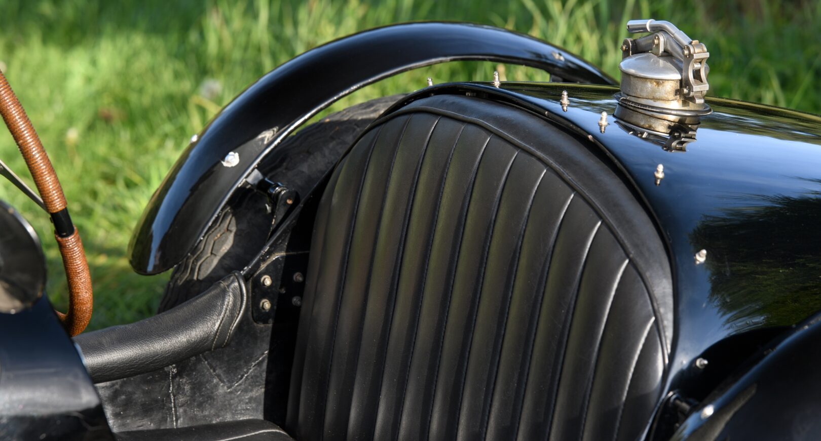 Photo of seats from 1927 Amilcar C6 ‘W.E.Humphreys’ Brooklands Voiturette