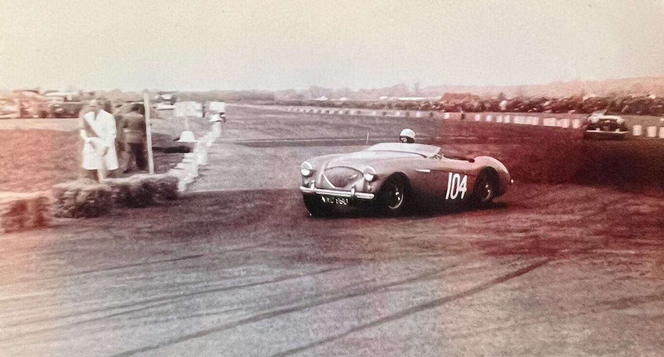 Austin Healey 100/4 racing