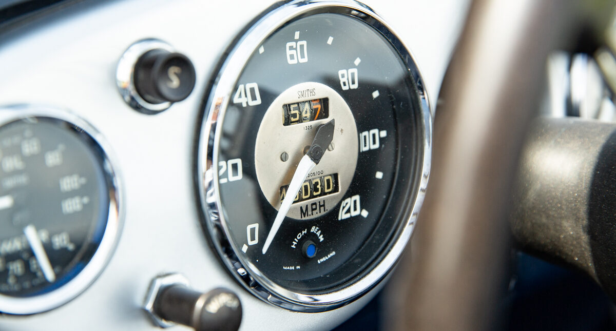 Austin Healey 100/4 interior
