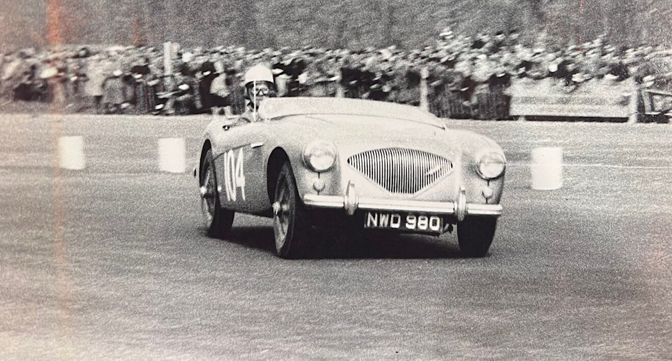 Austin Healey 100/4 racing