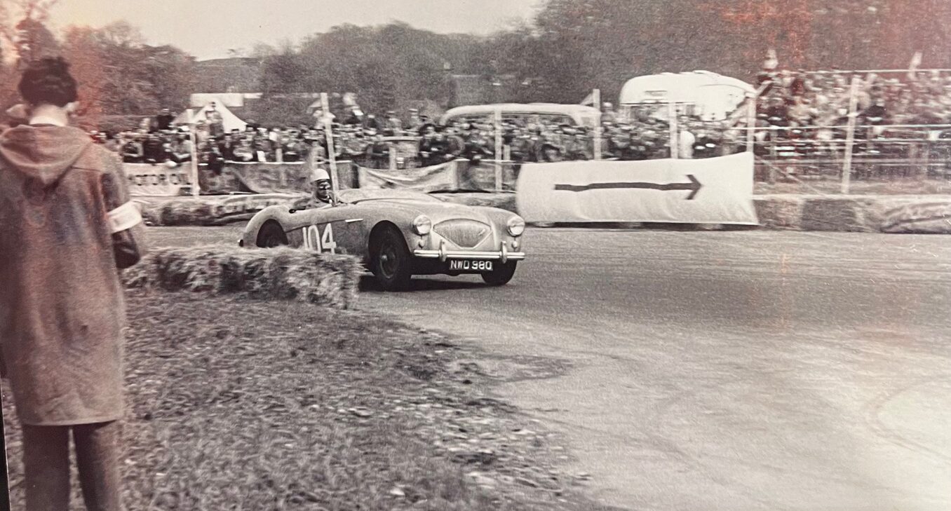Austin Healey 100/4 racing