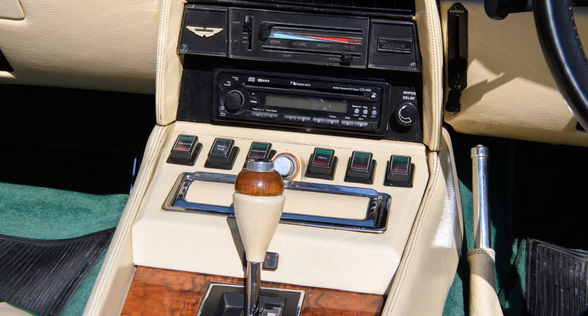 Photo of Aston Martin V8 Volante stereo
