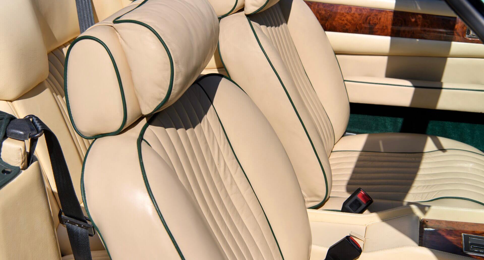 Photo of Aston Martin V8 Volante front seats 