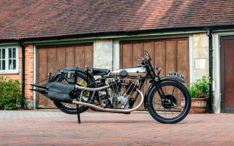 1927 Brough Superior SS100 Pendine Works Racer