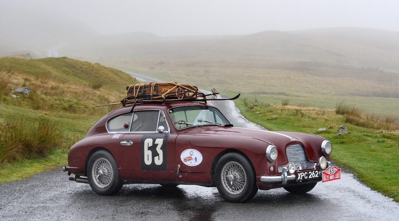 The ex Ken Carter/Robert.D.Ropner 1955 Aston Martin DB2/4 Monte Carlo Rally Entrant
