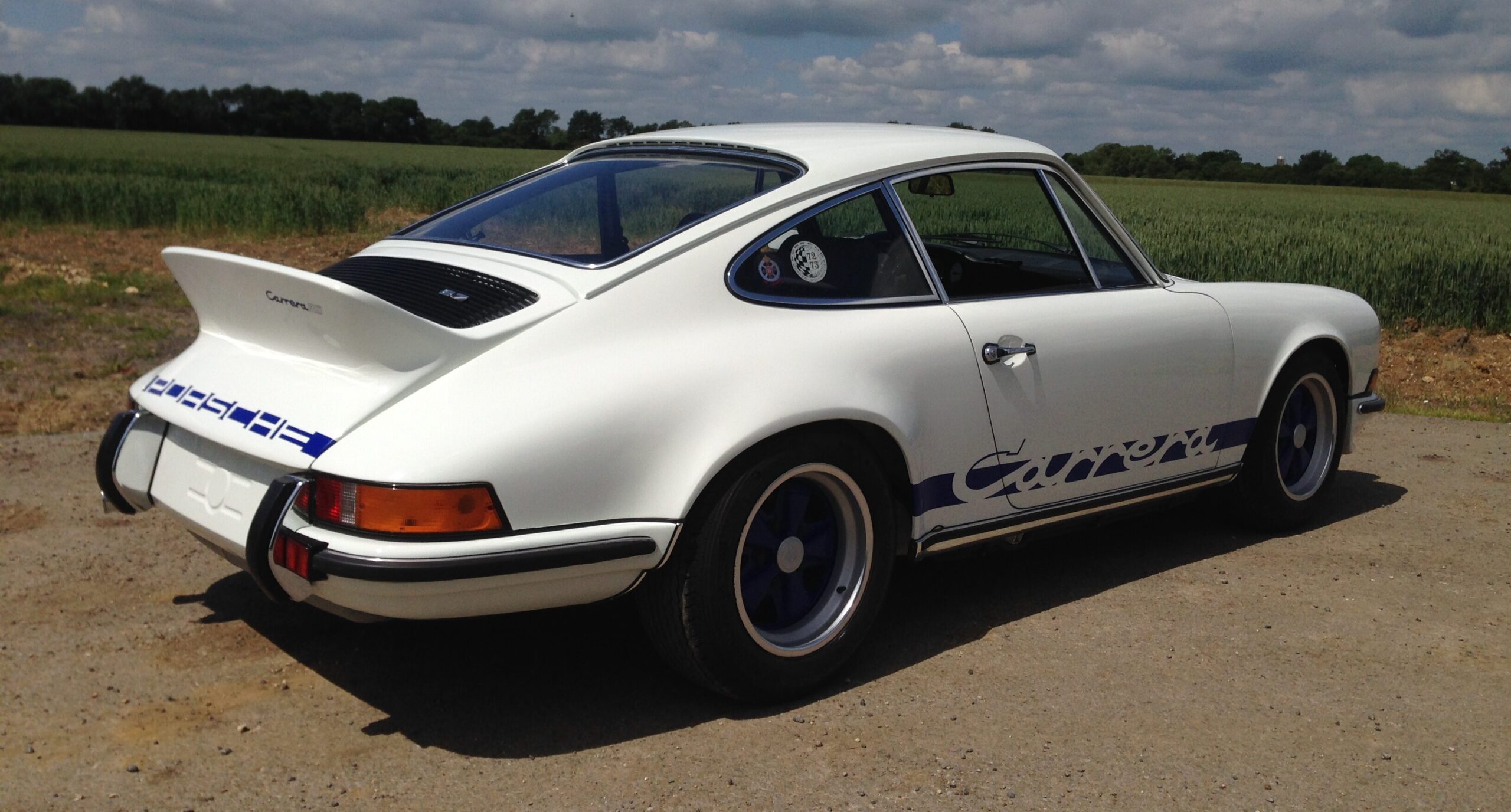 Rear view of 1973 Porsche 911 2.7 RS Touring