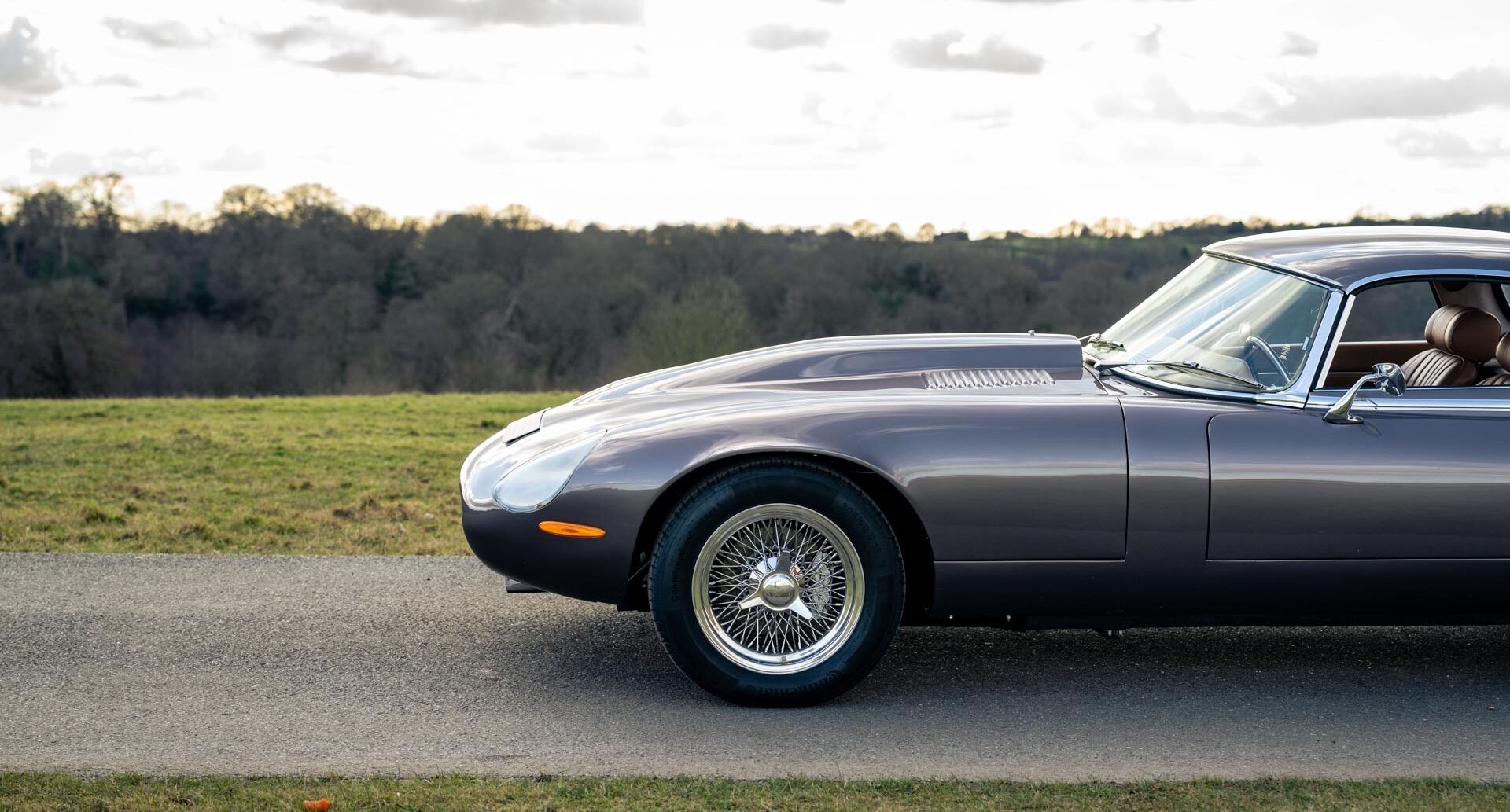Front of 1974 Jaguar V12 E Type Roadster - 6.2 Litre