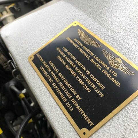 1988 Aston Martin V8 Vantage 580X